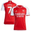 Maillot de Supporter Arsenal 2023-24 Saka 7 Domicile Pour Homme